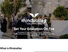 Tablet Screenshot of mindvalley.com